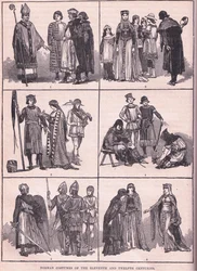 Norman costumes of eleventh and twelfth centuries